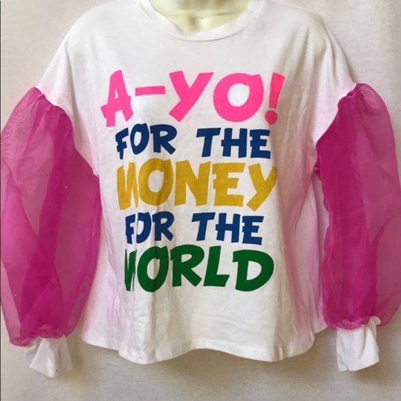 Ruffle Sleeve Crop Top - Picture 1 of 1